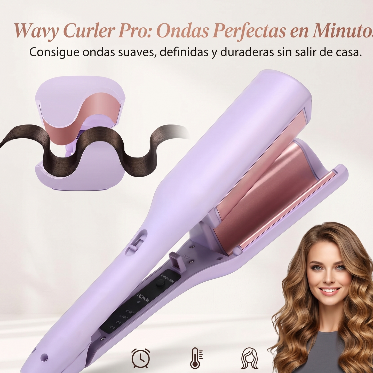 Ondulador de pelo Wavy Curler